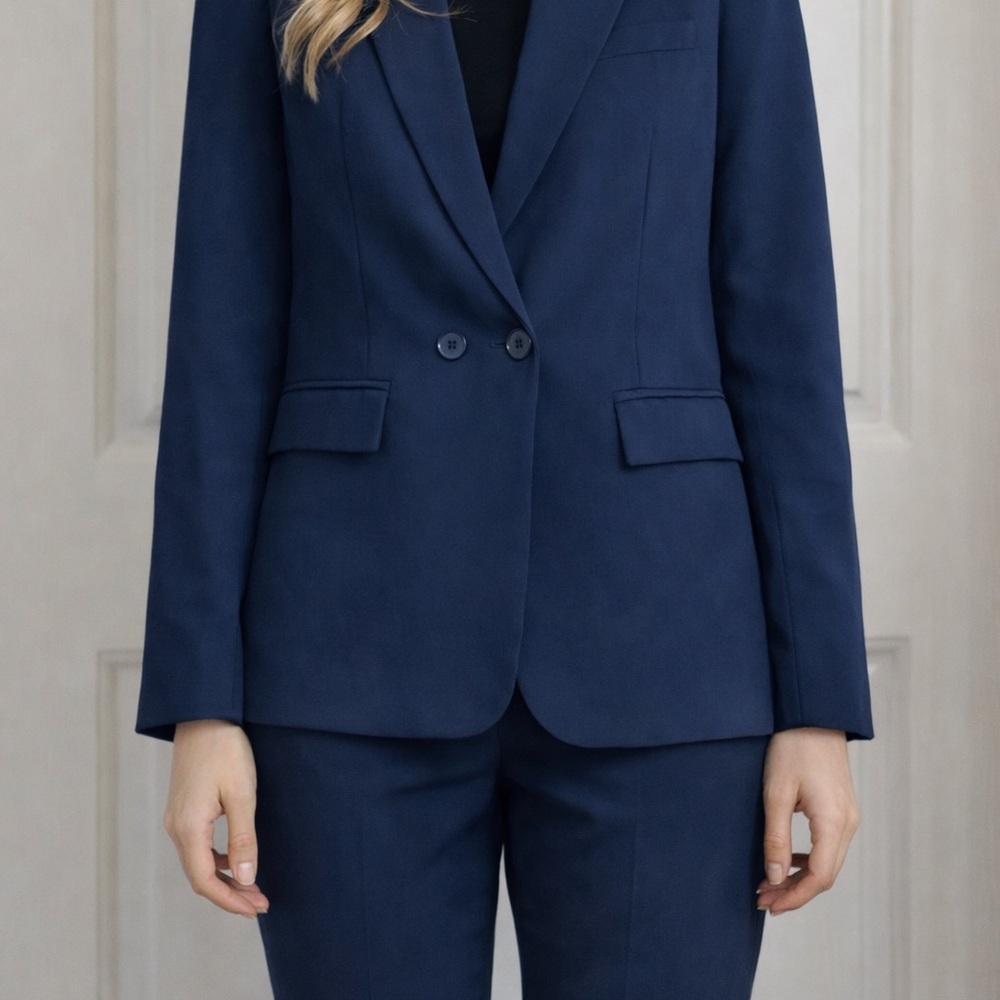 Elegant Blue Women's Blazer
